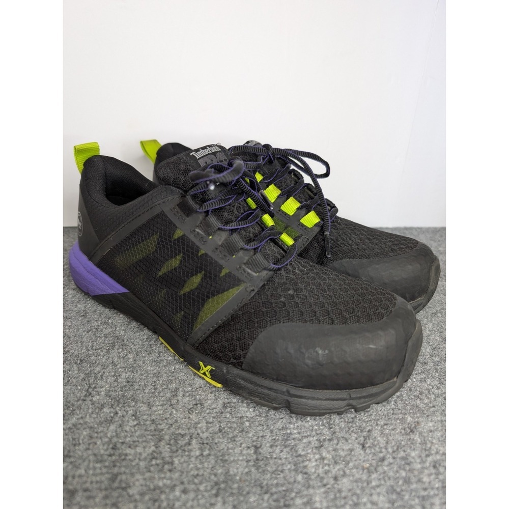 Timberland PRO Radius Comp Toe Safety Work Shoes Women's Size 9.5 Purple Black